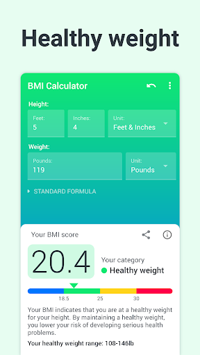 BMI Calculator Body Mass Index app free download latest version  2.5.3 screenshot 4