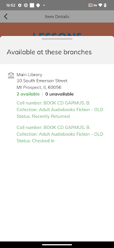 Mount Public Prospect Library app download for android  1.0.0 screenshot 1