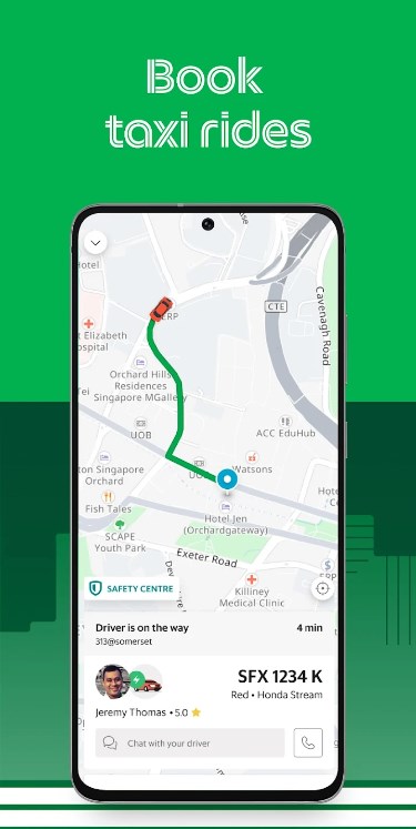 Grab Taxi & Food Delivery apk for android  5.307.0 screenshot 1