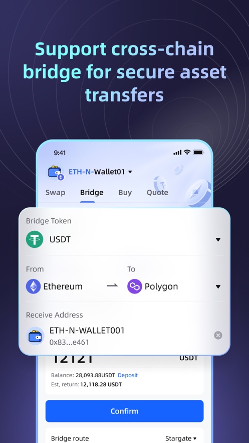 Internxt crypto wallet app download for android  1.0.0 screenshot 4