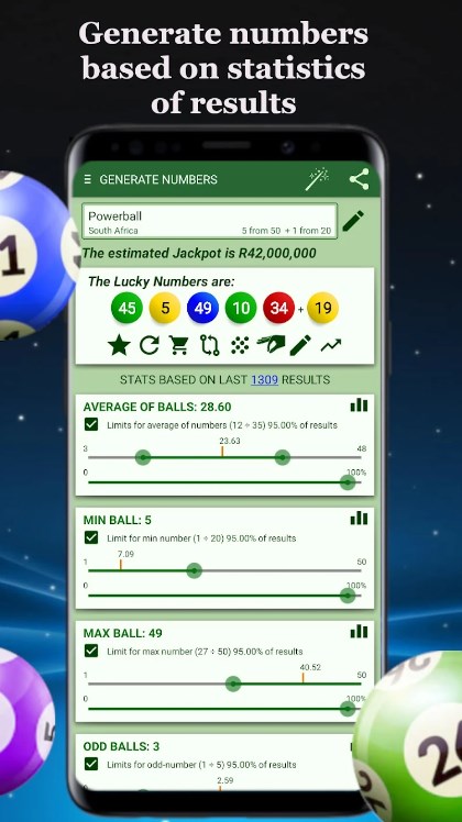 Lotto generator & statistics 5.13.182 Apk Free Download  5.13.182 screenshot 4