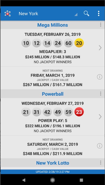 Lotto Results Apk Free Download for Android  2.4.2 screenshot 3