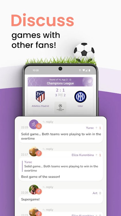 FanClub Soccer scores & Chats app for android download  1.1.10 screenshot 4