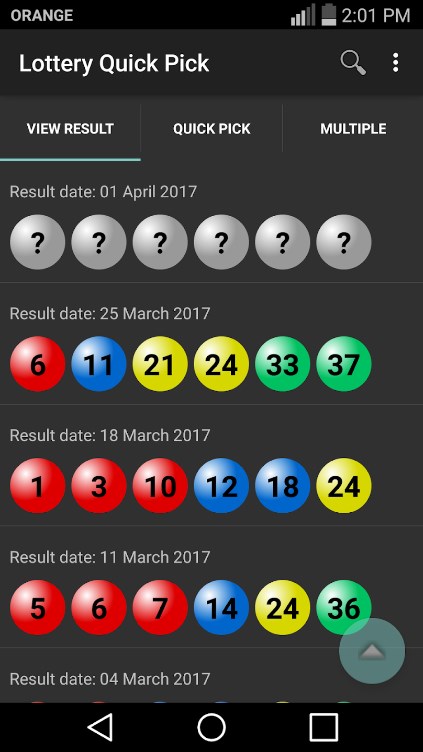 Lottery Quick Pick app for android download  1.0.9 screenshot 4