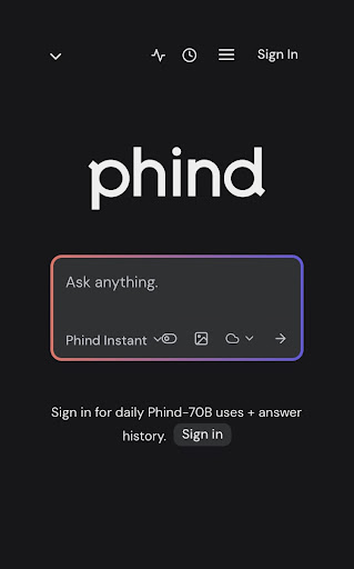 Phind Ai Search Engine App Download for Android  9.8 screenshot 1
