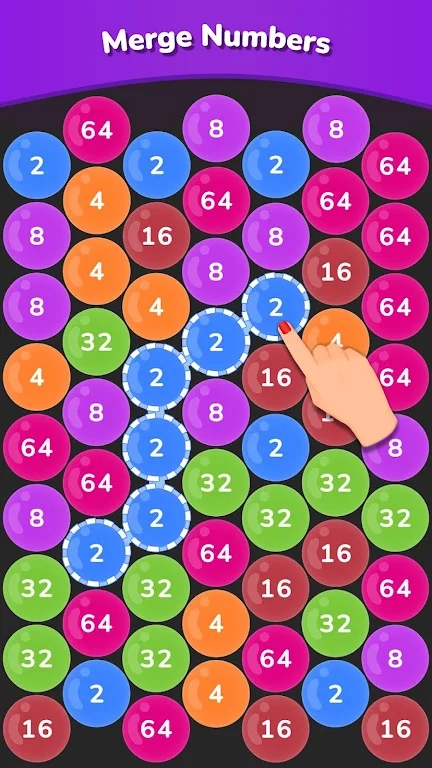 Merge All Bubbles Number Mix apk download for android  1.0 screenshot 1