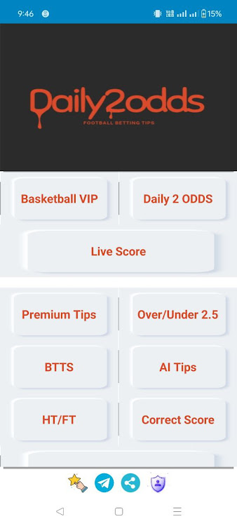 Daily2odds Soccer odds apk download for android  1.4 screenshot 2