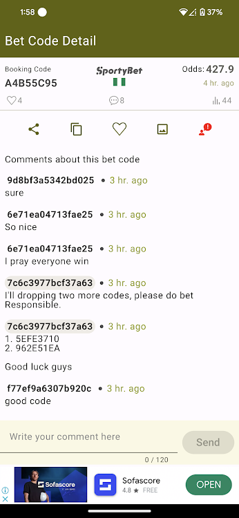 Sure Bet Codes Todays Codes apk free download latest version  22.3.5 screenshot 1