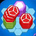 Fruit Hexa Color Sort 3D Game