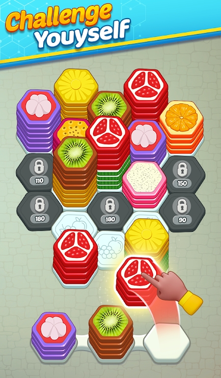 Fruit Hexa Color Sort 3D Game apk download for android  1.0 screenshot 2