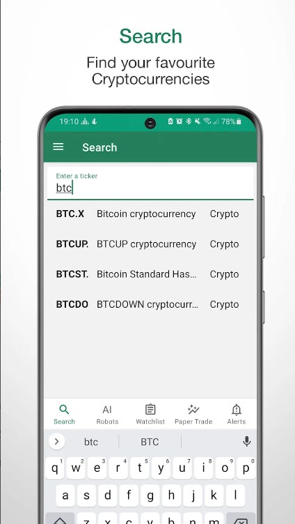 Tickeron Crypto Market News app for android download   1.22 screenshot 1