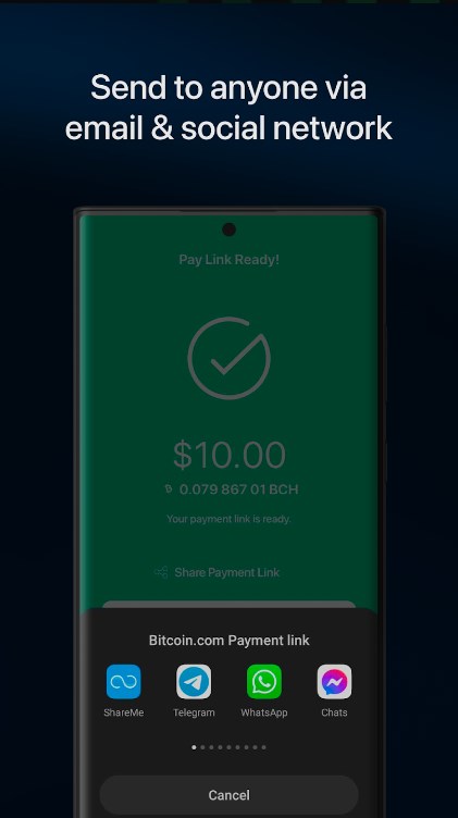 Bitcoin.com Wallet app premium download  1.0 screenshot 4