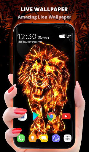 Fire Lion Wallpaper + Keyboard apk free download latest version  5.10.76 screenshot 3