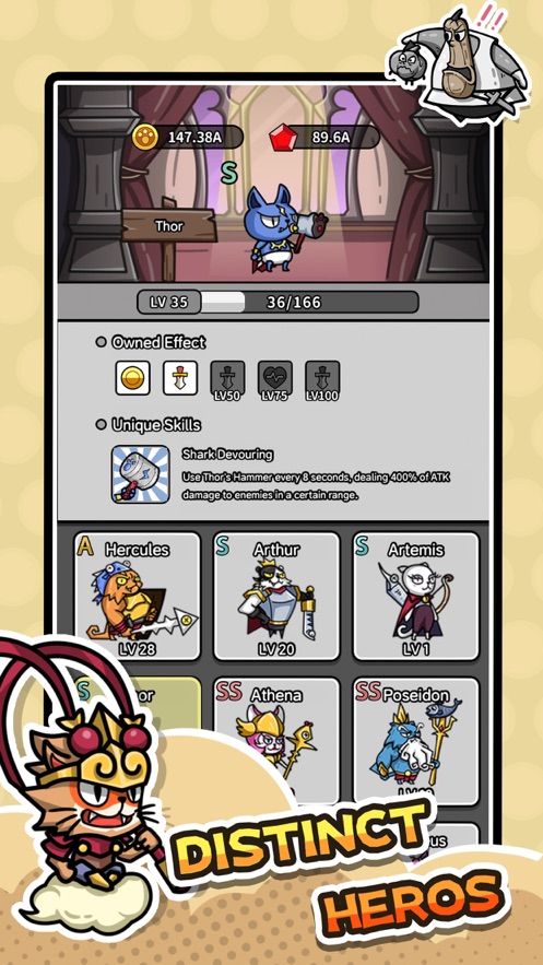 Cat Battles Mini RPG apk download for android  1.1.30 screenshot 4