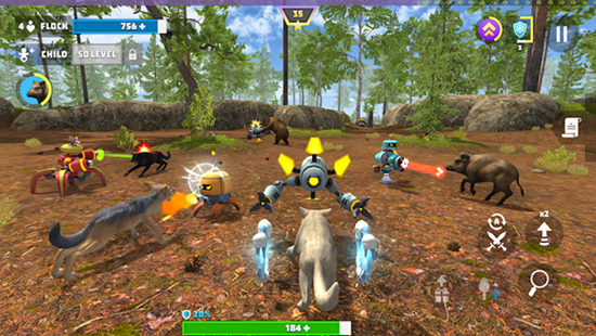 Wolf Hero Animals vs Robots apk download latest version  v1.0 screenshot 4