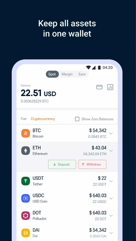 EXMO.com app Trade & Hold Crypto app for android download   3.44.1 screenshot 2