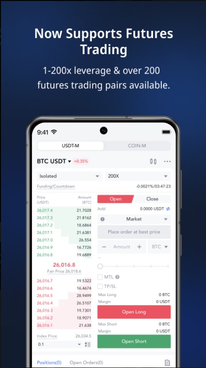 MEXC-Buy & Sell Bitcoin app for android download  v1.0 screenshot 4
