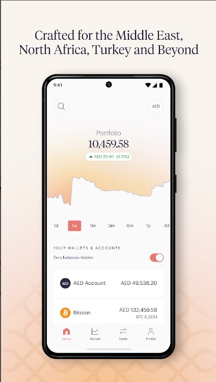 Rain Buy & Sell Bitcoin app for android download   3.1.51 screenshot 1