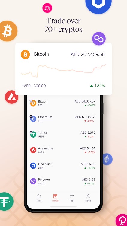 Rain Buy & Sell Bitcoin app for android download   3.1.51 screenshot 2