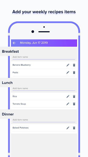 Meal Planner Shopping List app free download latest versionͼƬ1