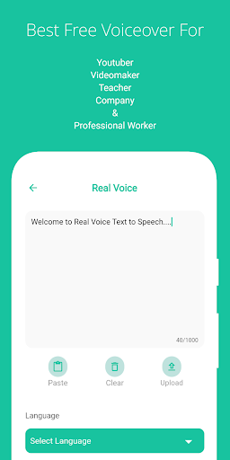 Real Voice Text to Speech pro apk latest version free download  1.0.32 screenshot 1