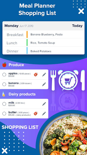 Meal Planner Shopping List app free download latest version  1.4 screenshot 2