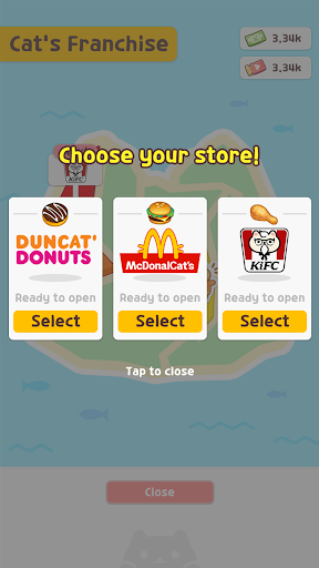Cat diner Franchise tycoon Apk Download Latest Version  1.1.3 screenshot 3