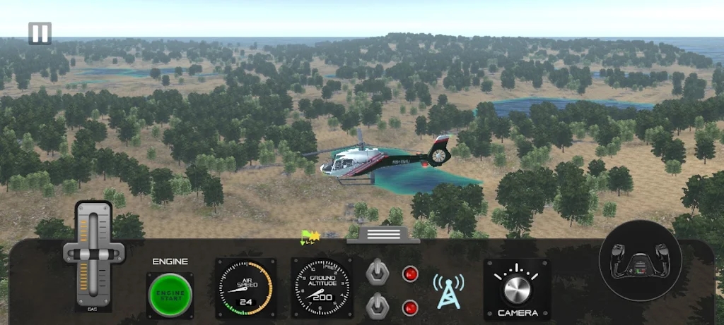 Take off Helicopter Flight Sim mod apk unlimited money  0.0.2 screenshot 2