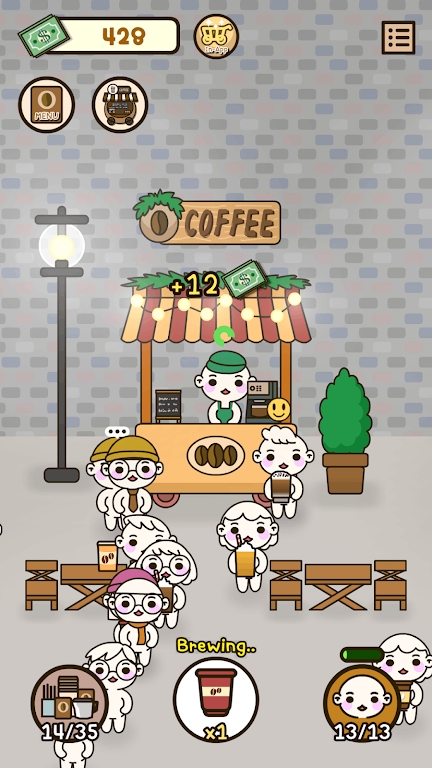 Lofi Cafe Coffee Shop mod apk unlimited money  0.8 screenshot 1