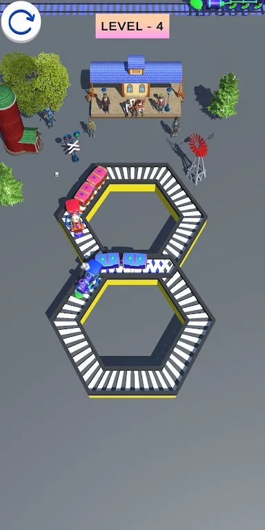 Train Road Puzzle mod apk unlimited money no ads  5 screenshot 2