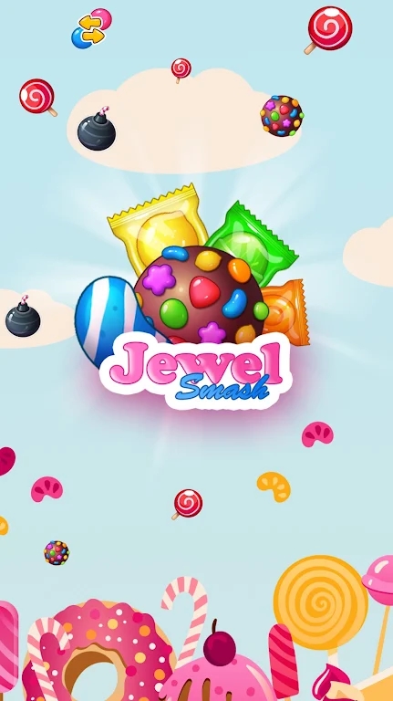 Jewel Smash Match 3 Game mod apk unlimited money and gems  1.0 screenshot 2