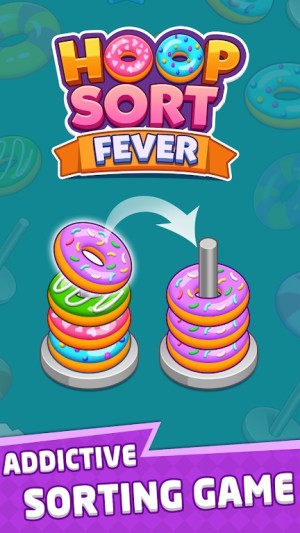 Hoop Sort Fever Color Stack mod apk unlimited moneyͼƬ1