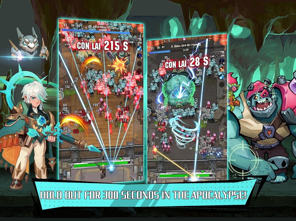 Zombies Boom Mod Apk Max Skill Level Unlimited Money  1.27 screenshot 3