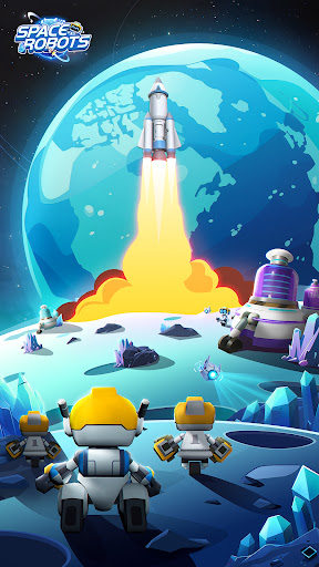 Space Robots Idle Miner Mod Apk Unlimited Money and GemsͼƬ1