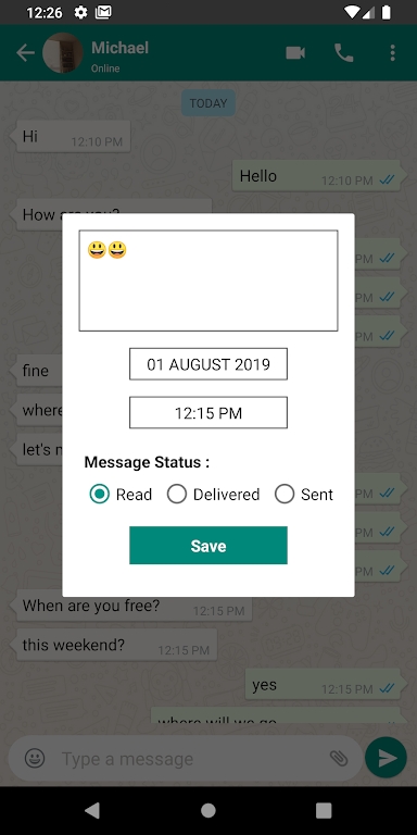 Fake Chat mod apk no watermark latest version  1.7 screenshot 4