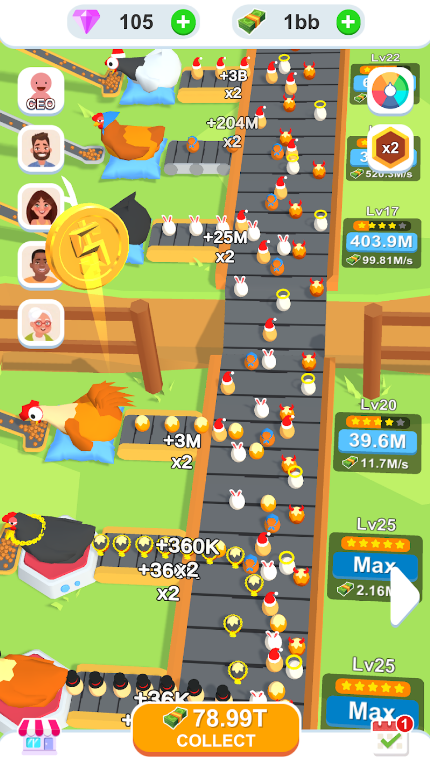 Idle Egg Factory Mod Apk 2.6.1 Unlimited Money and Gems No Ads  2.6.1 screenshot 4