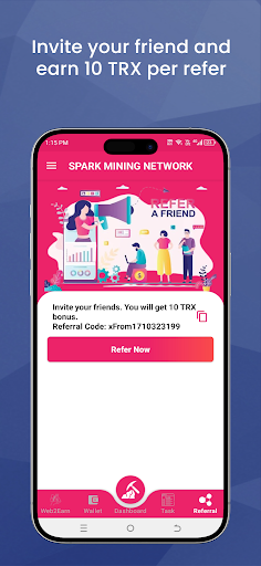 Spark Mining network app download latest version  1.2.4 screenshot 1