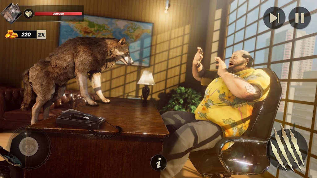 Wild Wolf Life Simulator Game mod apk latest version  1.0 screenshot 2