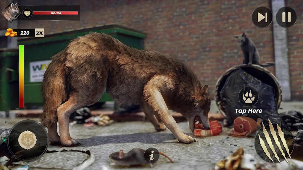 Wild Wolf Life Simulator Game mod apk latest version  1.0 screenshot 1