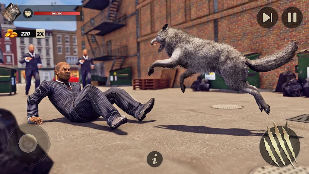 Wild Wolf Life Simulator Game mod apk latest version  1.0 screenshot 3