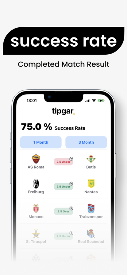 Tipgar AI Sports Predictor App Free Download 2024  2.0.1 screenshot 2