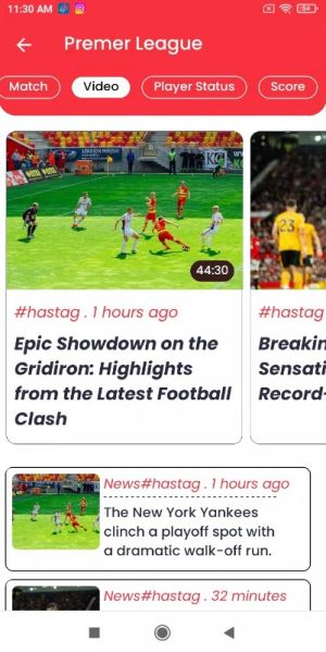 Live Score Sport app latest versionͼƬ1