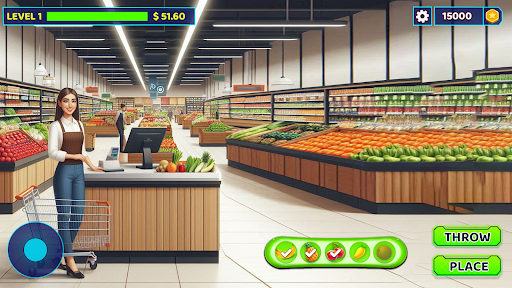 Supermarket Store Simulator 3D mod apk unlimited money  1.0.0 screenshot 1