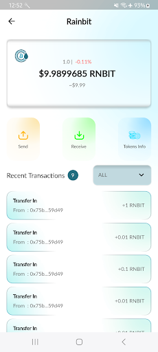 RainBit Decentralized Wallet app free download latest version  1.0.1 screenshot 4