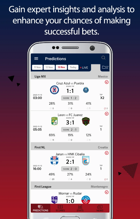 Betting Tips Score Predictions App Free Download 2024  4.0 screenshot 3