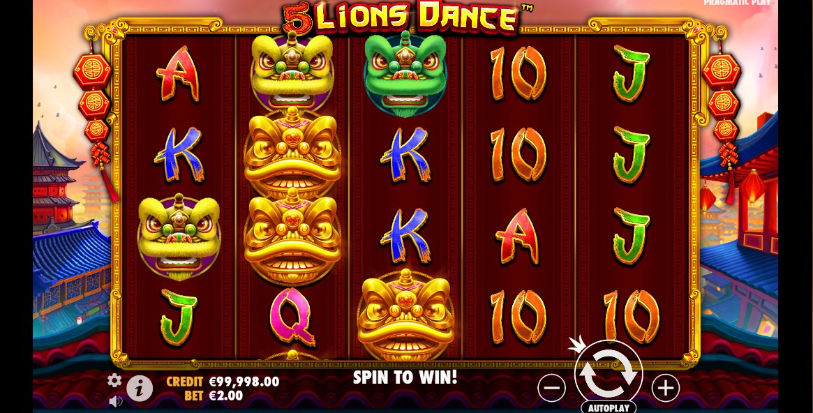 5 Lions Dance slot apk download latest version  1.0.0 screenshot 3