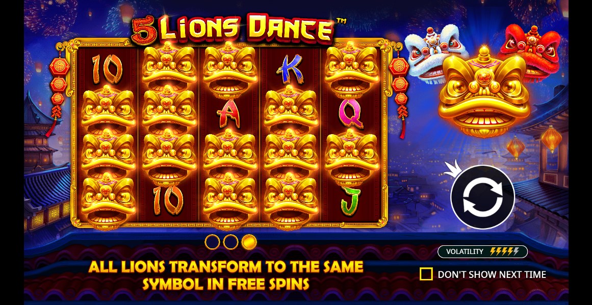 5 Lions Dance slot apk download latest version  1.0.0 screenshot 4