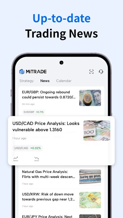 Mitrade app for android download  1.0 screenshot 1