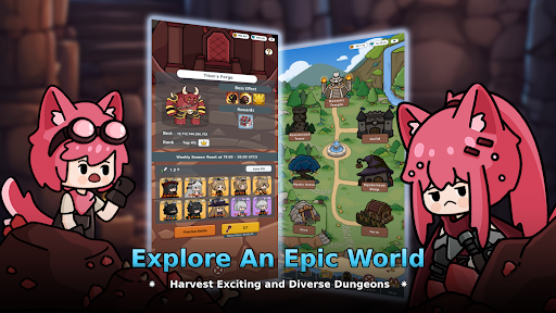 Cat Legends Idle RPG mod apk unlimited money and gems  0.8.5 screenshot 1