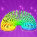 Color Hoop Slinky Sort 3D